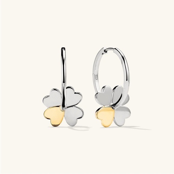 Mejuri Jewelry - In Search Of: Mejuri x GANNI Clover Convertible Hoops